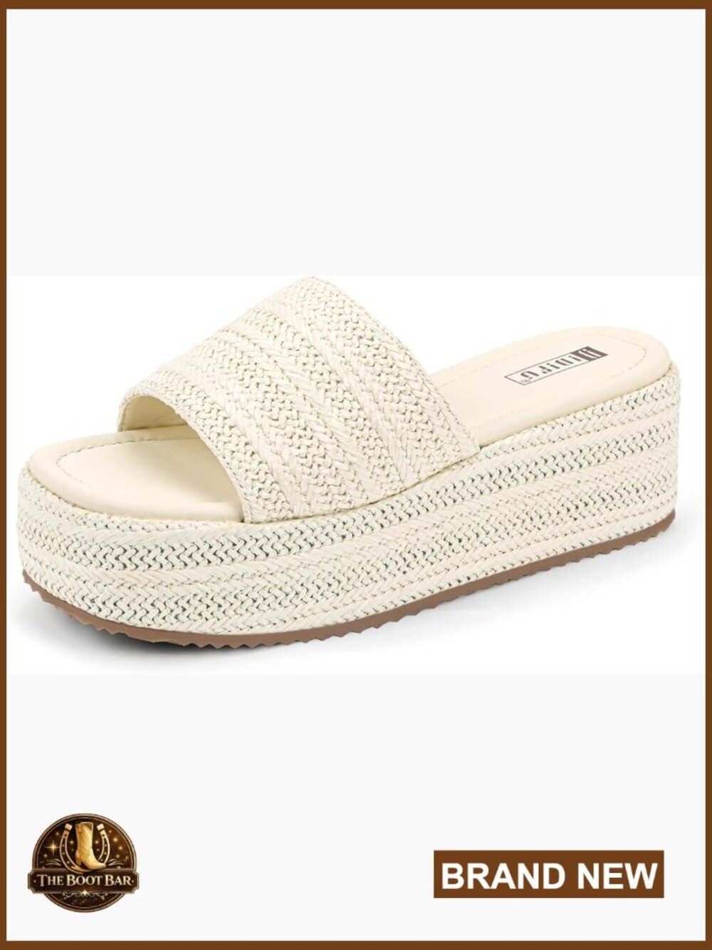 IDIFU IN3 Platform Espadrille Sandals Slip